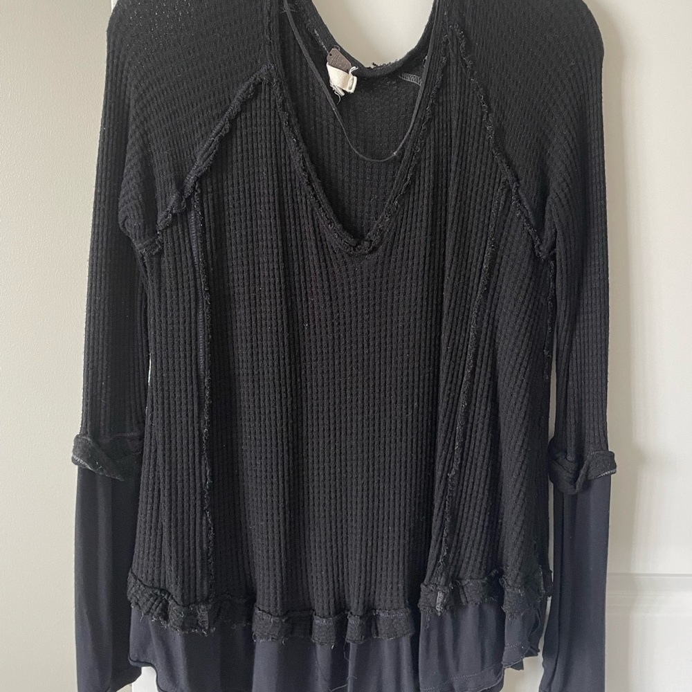 Size XS free people long sleeve layered thermal